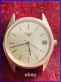 Vintage Longines Automatic L994.1 Swiss Made Mens Watch For Parts Gold Repair