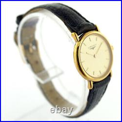Vintage Longines Gold Dial 23mm Gold Plated Ladies Watch For Parts/repairs