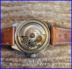 Vintage Longines Watch 633 1595 with L633.1 Auto Movement For Parts or Repair