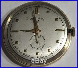 Vintage Lord Elgin Solid 14K Gold Watch For Parts Repair Or Scrap