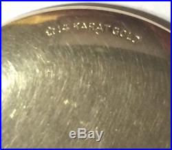 Vintage Lord Elgin Solid 14K Gold Watch For Parts Repair Or Scrap