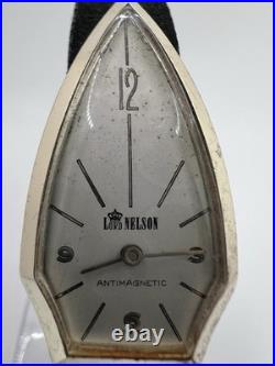 Vintage Lord Nelson Swiss Made Triangular Asymmetrical Watch For Parts Or Repair