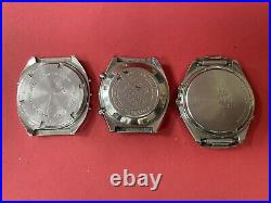 Vintage Lot 3 Seiko Orient Vosca Quartz Digital Men's Repair Parts watch R