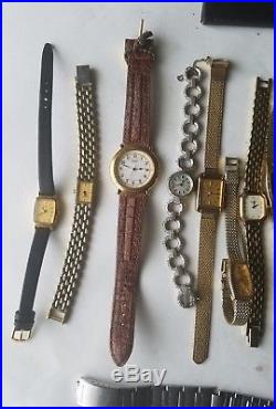 Vintage Lot Of 25 Seiko Watches For Parts Or Repair