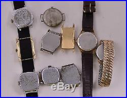 Vintage Lot of 10 Elgin Wrist Watches For Parts or Repair -011