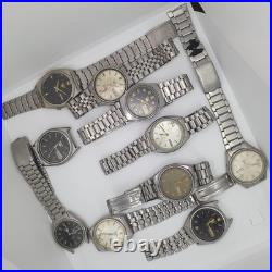 Vintage Lot of 10 Vintage Seiko 5 Automatic Men's Japan Watches For Parts Repair Vintage Lot of 10 Vintage Seiko 5 Automatic Men's Japan Watches For Parts Repair