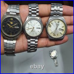 Vintage Lot of 10 Vintage Seiko 5 Automatic Men's Japan Watches For Parts Repair Vintage Lot of 10 Vintage Seiko 5 Automatic Men's Japan Watches For Parts Repair