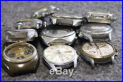 Vintage Lot of 10 Wrist Watches Seiko Citizen Tara For Parts or Repair
