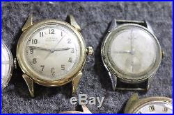 Vintage Lot of 20 Wrist Watches Omega Swatch Baylor For Parts or Repair