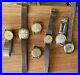 Vintage Lot of 7 Men’s Watch & Parts Repair Longines, Hilton, ELGIN, Helbros, Ancre