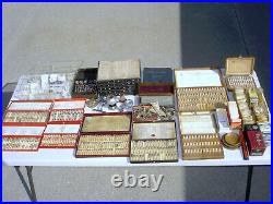 Vintage Lot of Watch Repair Parts / Tools / Bands Some Empty Tubes