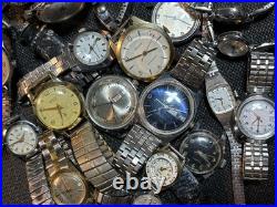 Vintage Mechanical Watch Lot, Seiko, Timex, Caravelle, Lucerne, Genova, Repair, Parts