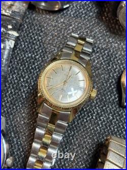 Vintage Mechanical Watch Lot, Seiko, Timex, Caravelle, Lucerne, Genova, Repair, Parts