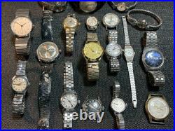 Vintage Mechanical Watch Lot, Seiko, Timex, Caravelle, Lucerne, Genova, Repair, Parts
