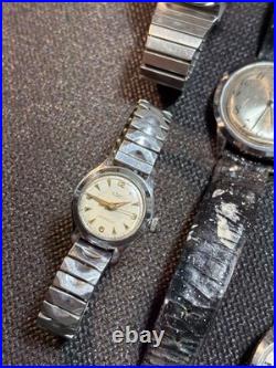 Vintage Mechanical Watch Lot, Seiko, Timex, Caravelle, Lucerne, Genova, Repair, Parts