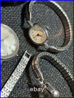 Vintage Mechanical Watch Lot, Seiko, Timex, Caravelle, Lucerne, Genova, Repair, Parts