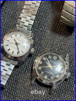 Vintage Mechanical Watch Lot, Seiko, Timex, Caravelle, Lucerne, Genova, Repair, Parts
