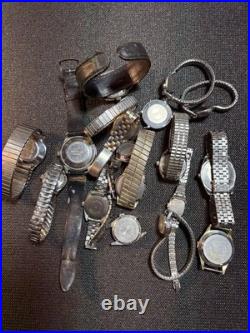 Vintage Mechanical Watch Lot, Seiko, Timex, Caravelle, Lucerne, Genova, Repair, Parts