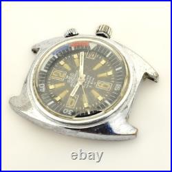 Vintage Meister Anker Automatic Dive Watch Crown Case-Movement, For Parts/Repair