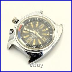 Vintage Meister Anker Automatic Dive Watch Crown Case-Movement, For Parts/Repair