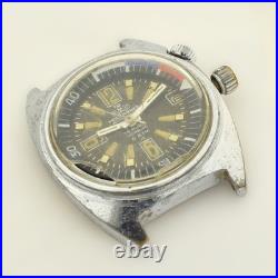 Vintage Meister Anker Automatic Dive Watch Crown Case-Movement, For Parts/Repair