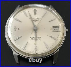 Vintage Men's Longines Grand Prize Automatic Watch Working Parts/Repair As is