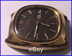 Vintage Men's Omega Geneve Megaquartz Men's Watch Parts/Repair 32 kHz 195.003