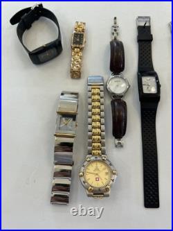 Vintage Men's Watches 11-Pack for Parts or Repair
