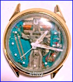 Vintage Menâs Bulova Accutron M4 Spaceview Cal 214 Watch For Parts or Repair