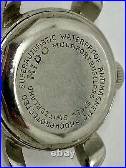 Vintage Mido Multifort Superautomatic Women's Watch Powerwind FOR REPAIR PARTS
