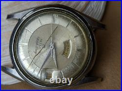 Vintage Milus Week-Day Dress Watch withSigned Crown, Felsa 4018 FOR PARTS/REPAIR