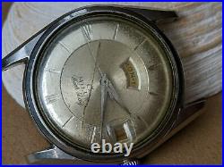 Vintage Milus Week-Day Dress Watch withSigned Crown, Felsa 4018 FOR PARTS/REPAIR