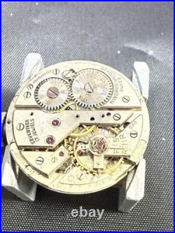 Vintage Minerva 17J Watch Movement & Dial Cal 48/49 11.5''' Parts/Repair