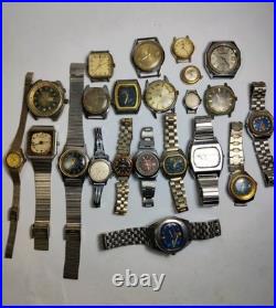 Vintage Mixed Brand Watches Lot-For Parts or Repair-Men's & Women's Mechanical