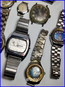 Vintage Mixed Brand Watches Lot-For Parts or Repair-Men's & Women's Mechanical