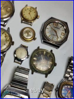 Vintage Mixed Brand Watches Lot-For Parts or Repair-Men's & Women's Mechanical