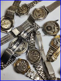 Vintage Mixed Brand Watches Lot-For Parts or Repair-Men's & Women's Mechanical
