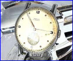Vintage Moeris Military ART DECO Men's Wristwatch Project For Parts Or Repair