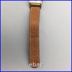 Vintage Moline Tank Watch Men 1950s Frey & Co Movement FOR PARTS REPAIR