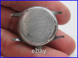 Vintage Mortima Super Datomatic Watch Jeweled PARTS REPAIR