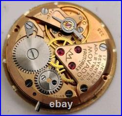 Vintage Movado Cal. 335 17 jewel watch movement For Repair