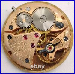 Vintage Movado Cal. 335 17 jewel watch movement For Repair