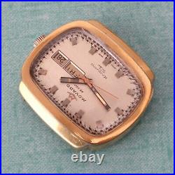 Vintage Movado HS 360 Kingmatic Video Gold Plated Not Running Parts Repairs