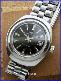 Vintage Movado Stardiver Super Sub-sea Watch 16016 Original Band Parts/repair