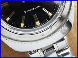 Vintage Movado Stardiver Super Sub-sea Watch 16016 Original Band Parts/repair