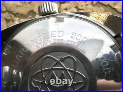 Vintage Movado Stardiver Super Sub-sea Watch 16016 Original Band Parts/repair