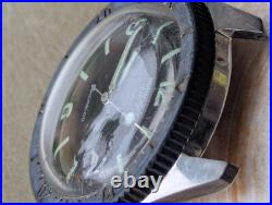 Vintage North Star 20 ATM French Diver withParrenin 60G Mvmt, Runs FOR PARTS/REPAIR