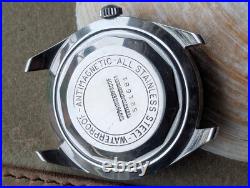 Vintage North Star 20 ATM French Diver withParrenin 60G Mvmt, Runs FOR PARTS/REPAIR