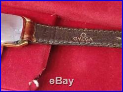 Vintage OMEGA 1387 De Ville Quartz Lady Watch with Box - For Repair /Parts