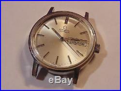 Vintage OMEGA Automatic 17 Jewels Men's Wristwatch Service Award Parts or Repair